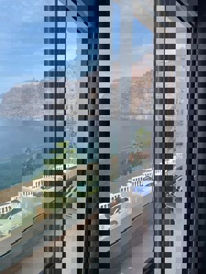 View of nearby mountains from the terrace in Los Gigantes.