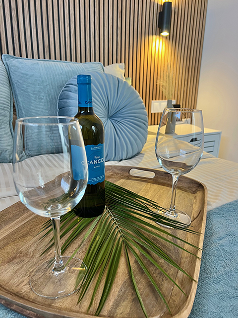 Bedroom in Callao Ocean View Luxury Apartment in Callao Salvaje, elegant interior conducive to relaxation.