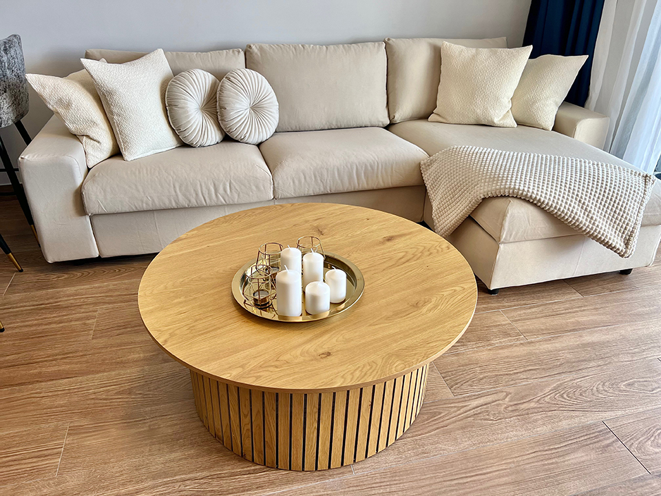 Living room of Ocean View Luxury Apartment in Callao Salvaje with comfortable rest area.