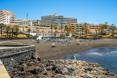 Spacious vacation rental featuring ocean views, situated on the serene Playa Sol del Sur, Canary Islands.